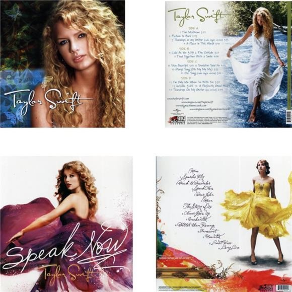 Taylor Swift Vinyl Lot - Self-Titled and Speak now 180 gram SEALED FREE SHIPPING - Picture 1 of 5
